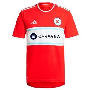 🆕 adidas Chicago Fire FC MLS Home Jersey Women’s Size XL Soccer